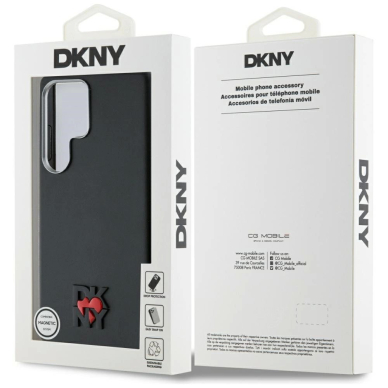 DKNY Odinis Heart of NY Dėklas skirtas Samsung Galaxy S25 Ultra - Juodas 7