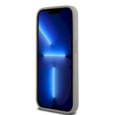 Dėklas DKNY Leather Mono StripeMetal LogoiPhone 15 Pro Max - Smėlinis 4 Dėklas DKNY Leather Mono StripeMetal LogoiPhone 15 Pro Max - Smėlinis 4