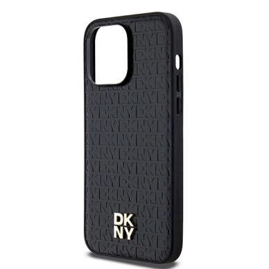 Dėklas DKNY Leather Monogram Pattern Metal Logo MagSafeiPhone 14 Pro Max - Juodas 5 Dėklas DKNY Leather Monogram Pattern Metal Logo MagSafeiPhone 14 Pro Max - Juodas 5