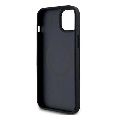 Dėklas DKNY Leather Monogram Pattern Metal Logo MagSafeiPhone 15 Plus / 14 Plus - Juodas 6 Dėklas DKNY Leather Monogram Pattern Metal Logo MagSafeiPhone 15 Plus / 14 Plus - Juodas 6