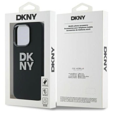 Dėklas DKNY Liquid Silicone Metal Logo iPhone 16 Pro Max - Juodas 7 Dėklas DKNY Liquid Silicone Metal Logo iPhone 16 Pro Max - Juodas 7