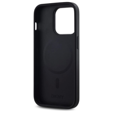 iPhone 14 Pro – DKNY Plain Logo MagSafe dėklas - Juodas 6