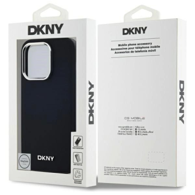 iPhone 14 Pro – DKNY Plain Logo MagSafe dėklas - Juodas 7