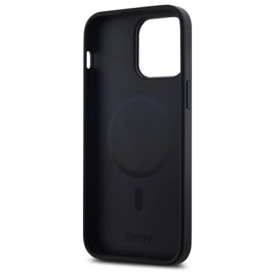 iPhone 14 Pro Max – DKNY Plain Logo MagSafe dėklas - Juodas 6
