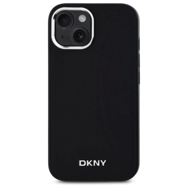 iPhone 15 – DKNY Plain Logo MagSafe dėklas - Juodas 2 iPhone 15 – DKNY Plain Logo MagSafe dėklas - Juodas 2