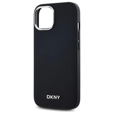 iPhone 15 Plus – DKNY Plain Logo MagSafe dėklas - Juodas 5