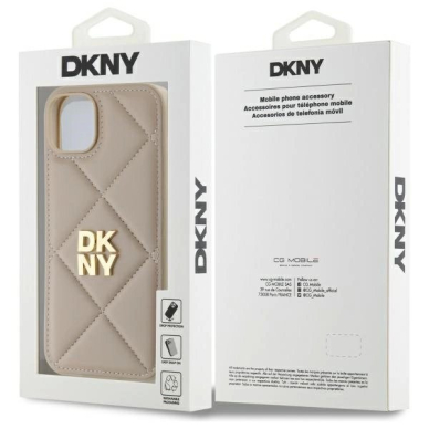 Dėklas DKNY Quilted Stack Logo iPhone 15 Plus - Smėlinis 7 Dėklas DKNY Quilted Stack Logo iPhone 15 Plus - Smėlinis 7