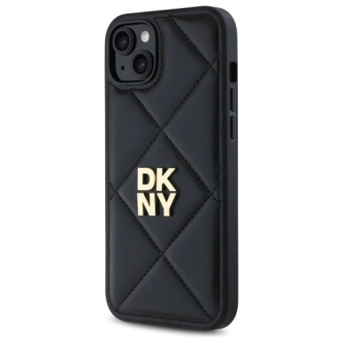 Dėklas DKNY Quilted Stack Logo iPhone 15 Plus - Juodas 1 Dėklas DKNY Quilted Stack Logo iPhone 15 Plus - Juodas 1