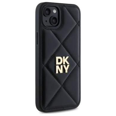 Dėklas DKNY Quilted Stack Logo iPhone 15 Plus - Juodas 3 Dėklas DKNY Quilted Stack Logo iPhone 15 Plus - Juodas 3