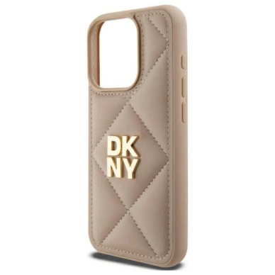Dėklas DKNY Quilted Stack Logo iPhone 15 Pro - Smėlinis 5 Dėklas DKNY Quilted Stack Logo iPhone 15 Pro - Smėlinis 5
