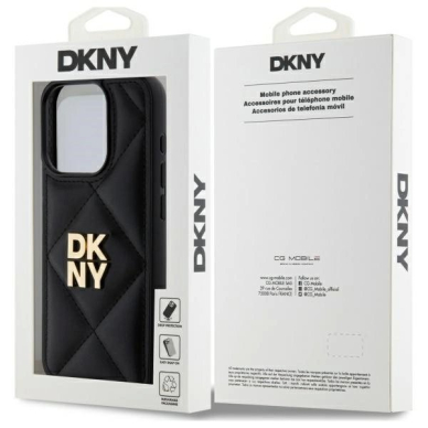 Dėklas DKNY Quilted Stack Logo iPhone 15 Pro Max - Juodas 7 Dėklas DKNY Quilted Stack Logo iPhone 15 Pro Max - Juodas 7