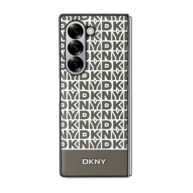 DKNY Repeat Pattern Bottom Stripe Dėklas Samsung Galaxy Z Fold 6 - Rudas 1 DKNY Repeat Pattern Bottom Stripe Dėklas Samsung Galaxy Z Fold 6 - Rudas 1