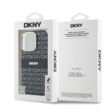 Dėklas DKNY Repeat Texture Pattern With Stripe iPhone 16 Pro Max - Juodas 7 Dėklas DKNY Repeat Texture Pattern With Stripe iPhone 16 Pro Max - Juodas 7