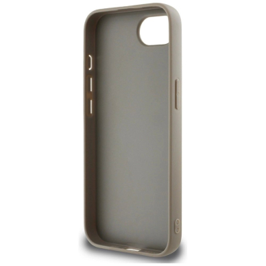 iPhone 16e DKNY Repeat Texture Pattern with Tonal Stripe dėklas - smėlio 6