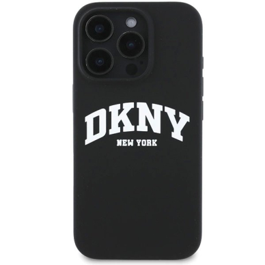Dėklas DKNY Silicone White Printed Logo MagSafe  iPhone 16 Pro Max - Juodas 2 Dėklas DKNY Silicone White Printed Logo MagSafe  iPhone 16 Pro Max - Juodas 2