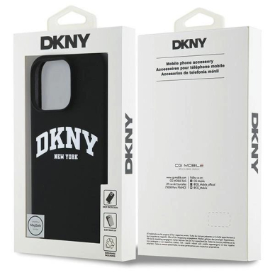 Dėklas DKNY Silicone White Printed Logo MagSafe  iPhone 16 Pro Max - Juodas 7 Dėklas DKNY Silicone White Printed Logo MagSafe  iPhone 16 Pro Max - Juodas 7