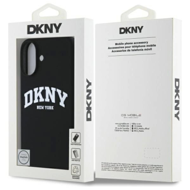 Dėklas DKNY Silicone White Printed Logo MagSafe iPhone 16 - Juodas 7 Dėklas DKNY Silicone White Printed Logo MagSafe iPhone 16 - Juodas 7