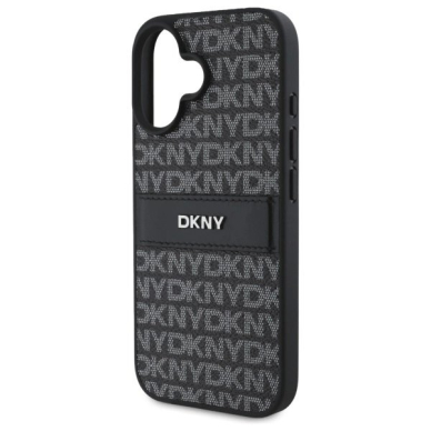 Dėklas DKNY Texture Pattern Tonal Stripe iPhone 16 - Juodas 5 Dėklas DKNY Texture Pattern Tonal Stripe iPhone 16 - Juodas 5