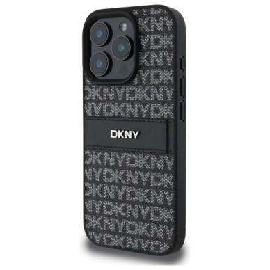Dėklas DKNY Texture Pattern Tonal Stripe iPhone 16 Pro - Juodas 1 Dėklas DKNY Texture Pattern Tonal Stripe iPhone 16 Pro - Juodas 1