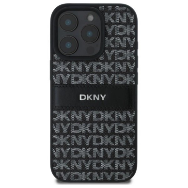 Dėklas DKNY Texture Pattern Tonal Stripe iPhone 16 Pro Max  - Juodas 2 Dėklas DKNY Texture Pattern Tonal Stripe iPhone 16 Pro Max  - Juodas 2
