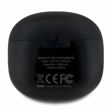 DKNY TWS BT Satiny Finish Headphones – juodas 3 DKNY TWS BT Satiny Finish Headphones – juodas 3