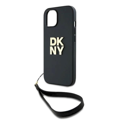 Dėklas DKNY Wrist Strap Stock Logo iPhone 15 / 14 / 13 - Juodas 4 Dėklas DKNY Wrist Strap Stock Logo iPhone 15 / 14 / 13 - Juodas 4
