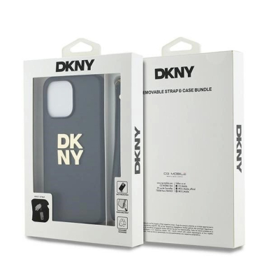 Dėklas DKNY Wrist Strap Stock Logo iPhone 15 Pro Max - Juodas 6 Dėklas DKNY Wrist Strap Stock Logo iPhone 15 Pro Max - Juodas 6