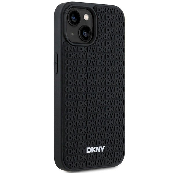 Dėklas DKNY 3D Rubber Repeat Pattern  iPhone 15/14/13 - Juodas 3 Dėklas DKNY 3D Rubber Repeat Pattern  iPhone 15/14/13 - Juodas 3