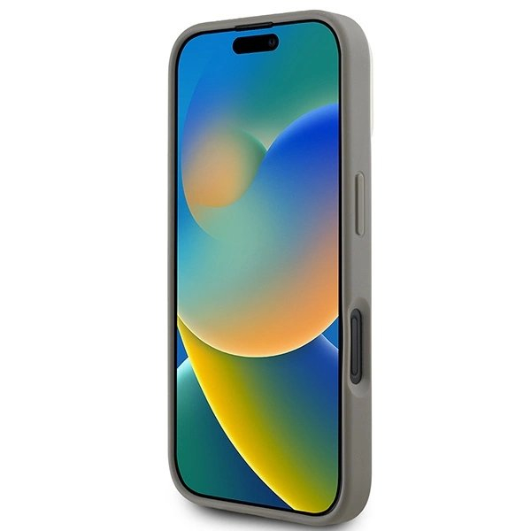 iPhone 16 Dėklas DKNY Checkeraudonas Pattern Magsafe – smėlinis 4