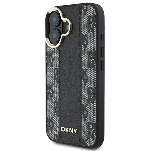 Dėklas DKNY Checkered Pattern Magsafe iPhone 16 - Juodas 1 Dėklas DKNY Checkered Pattern Magsafe iPhone 16 - Juodas 1