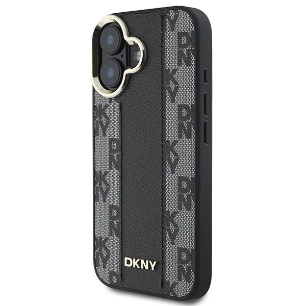 Dėklas DKNY Checkered Pattern Magsafe iPhone 16 Plus - Juodas 1 Dėklas DKNY Checkered Pattern Magsafe iPhone 16 Plus - Juodas 1