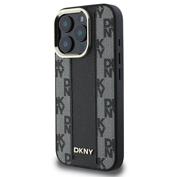 Dėklas DKNY Checkered Pattern Magsafe iPhone 16 Pro Max  - Juodas 1 Dėklas DKNY Checkered Pattern Magsafe iPhone 16 Pro Max  - Juodas 1