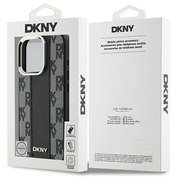 Dėklas DKNY Checkered Pattern Magsafe iPhone 16 Pro Max  - Juodas 7 Dėklas DKNY Checkered Pattern Magsafe iPhone 16 Pro Max  - Juodas 7