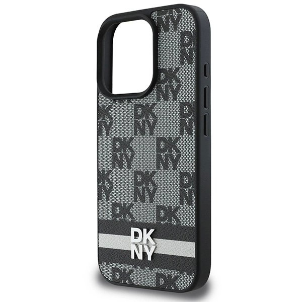 Dėklas DKNY Checkered Pattern Printed Stripes iPhone 16 Pro Max - Juodas 5 Dėklas DKNY Checkered Pattern Printed Stripes iPhone 16 Pro Max - Juodas 5