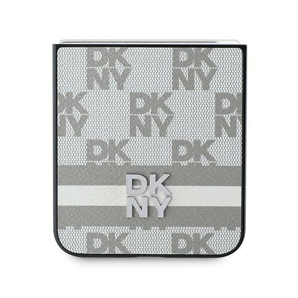 DKNY Checkered Pattern Printed Stripes Dėklas Samsung Galaxy Z Flip 6 - Beige 4 DKNY Checkered Pattern Printed Stripes Dėklas Samsung Galaxy Z Flip 6 - Beige 4