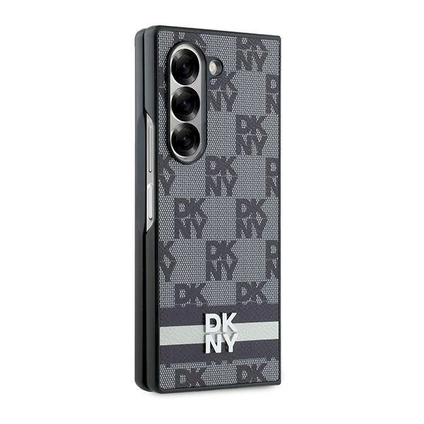 DKNY Checkered Pattern Printed Stripes Dėklas Samsung Galaxy Z Fold 6 - Juodas 4 DKNY Checkered Pattern Printed Stripes Dėklas Samsung Galaxy Z Fold 6 - Juodas 4