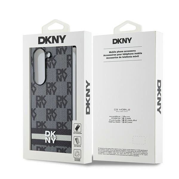 DKNY Checkered Pattern Printed Stripes Dėklas Samsung Galaxy Z Fold 6 - Juodas 6 DKNY Checkered Pattern Printed Stripes Dėklas Samsung Galaxy Z Fold 6 - Juodas 6