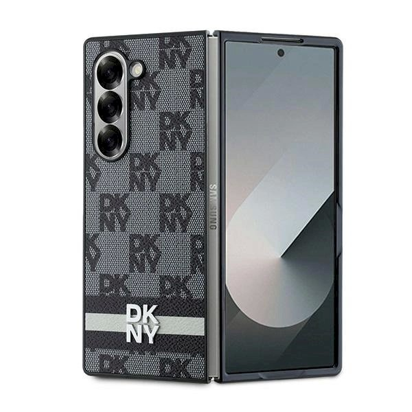 DKNY Checkered Pattern Printed Stripes Dėklas Samsung Galaxy Z Fold 6 - Juodas DKNY Checkered Pattern Printed Stripes Dėklas Samsung Galaxy Z Fold 6 - Juodas