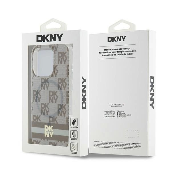 Dėklas DKNY IML Checkered Mono PatternPrinted Stripes MagSafeiPhone 13 Pro / 13 - Smėlinis 7 Dėklas DKNY IML Checkered Mono PatternPrinted Stripes MagSafeiPhone 13 Pro / 13 - Smėlinis 7