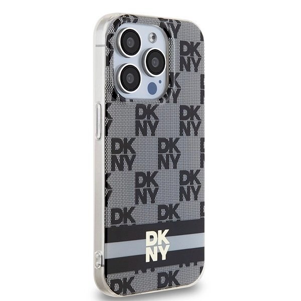Dėklas DKNY IML Checkered Mono PatternPrinted Stripes MagSafeiPhone 13 Pro / 13 - Juodas 3 Dėklas DKNY IML Checkered Mono PatternPrinted Stripes MagSafeiPhone 13 Pro / 13 - Juodas 3
