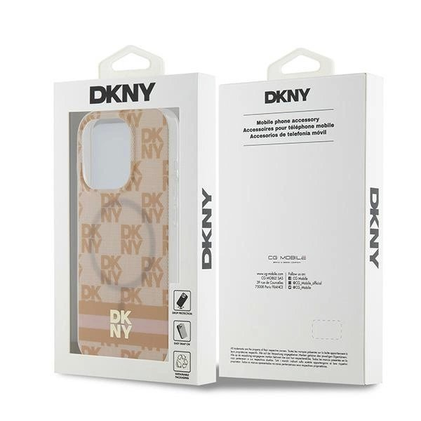 Dėklas DKNY IML Checkered Mono PatternPrinted Stripes MagSafeiPhone 13 Pro / 13 - Rožinis 7 Dėklas DKNY IML Checkered Mono PatternPrinted Stripes MagSafeiPhone 13 Pro / 13 - Rožinis 7