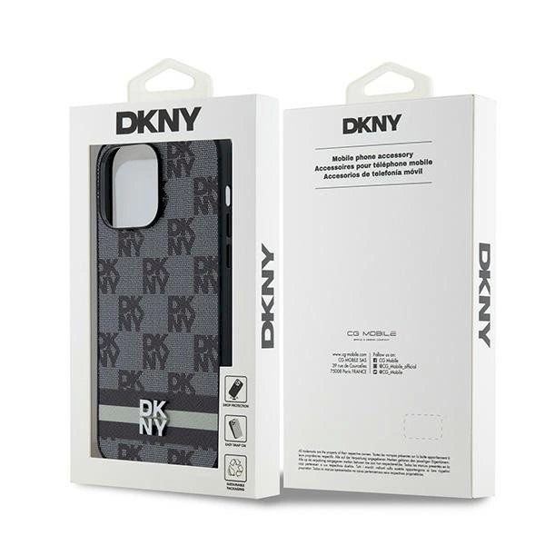 Dėklas DKNY Leather Checkered Mono PatternPrinted StripesiPhone 14 Pro Max - Juodas 7 Dėklas DKNY Leather Checkered Mono PatternPrinted StripesiPhone 14 Pro Max - Juodas 7