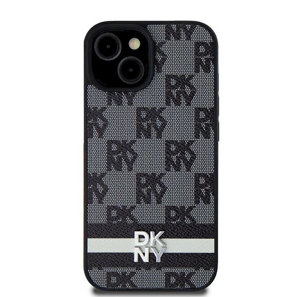 Dėklas DKNY Leather Checkered Mono PatternPrinted StripesSamsung Galaxy S24 - Juodas Dėklas DKNY Leather Checkered Mono PatternPrinted StripesSamsung Galaxy S24 - Juodas
