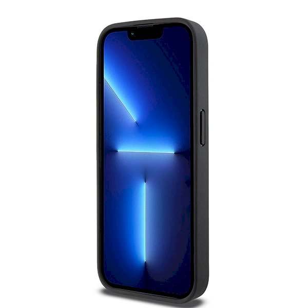 Dėklas DKNY Leather Checkered Mono PatternPrinted Stripes iPhone 15 Pro Case - Juodas 4 Dėklas DKNY Leather Checkered Mono PatternPrinted Stripes iPhone 15 Pro Case - Juodas 4