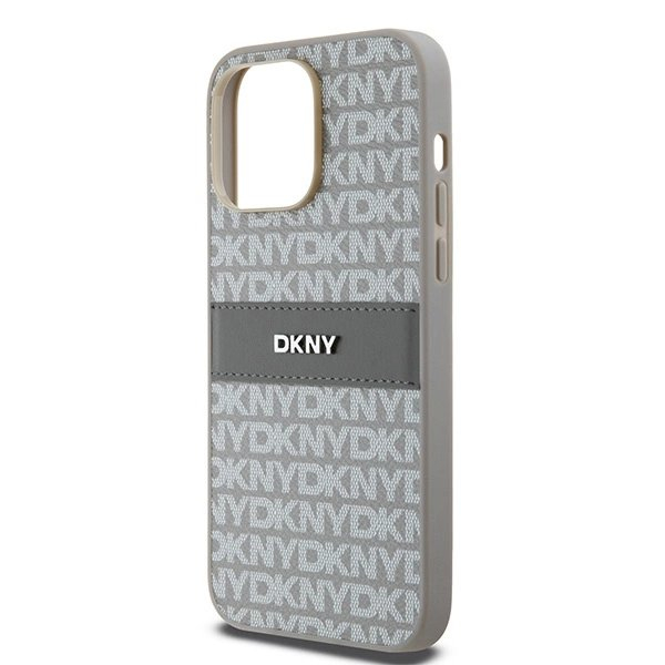 Dėklas DKNY Leather Mono StripeMetal LogoiPhone 14 Pro Max - Smėlinis 5 Dėklas DKNY Leather Mono StripeMetal LogoiPhone 14 Pro Max - Smėlinis 5