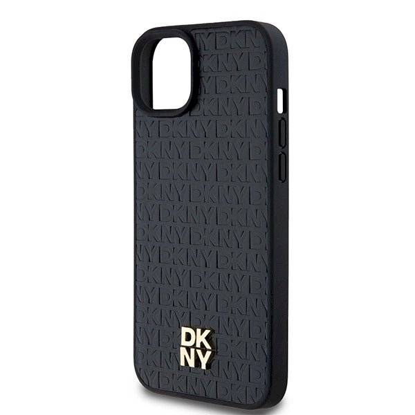 Dėklas DKNY Leather Monogram Pattern Metal Logo MagSafeiPhone 15 Plus / 14 Plus - Juodas 5 Dėklas DKNY Leather Monogram Pattern Metal Logo MagSafeiPhone 15 Plus / 14 Plus - Juodas 5