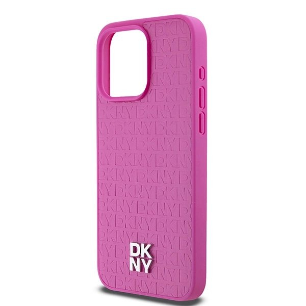 Dėklas DKNY Leather Monogram Pattern Metal Logo MagSafeiPhone 15 Pro Max - Rožinis 5 Dėklas DKNY Leather Monogram Pattern Metal Logo MagSafeiPhone 15 Pro Max - Rožinis 5