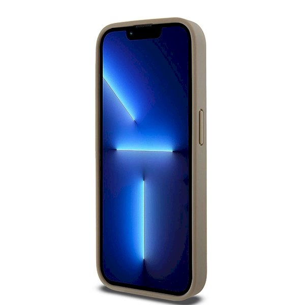 Dėklas DKNY Leather Printed Pattern Metal Logo MagSafeiPhone 15 Pro - Rudas 4 Dėklas DKNY Leather Printed Pattern Metal Logo MagSafeiPhone 15 Pro - Rudas 4