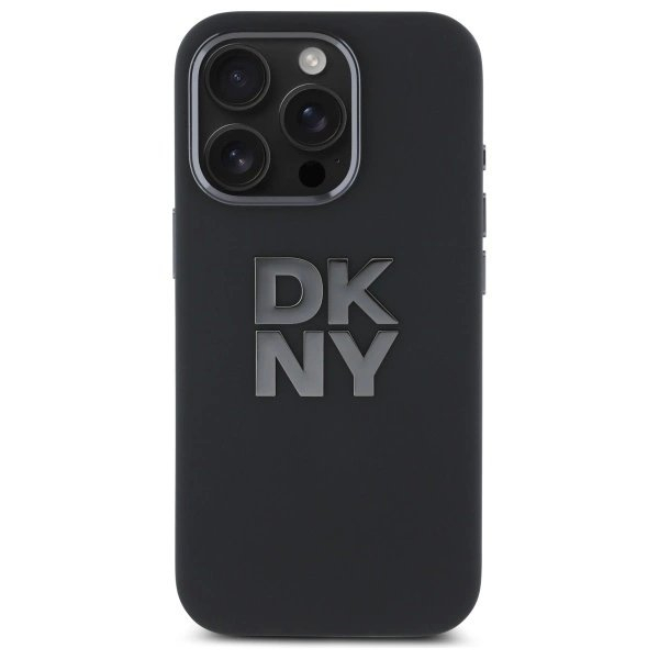 Dėklas DKNY Liquid Silicone Metal Logo iPhone 16 Pro Max - Juodas 2 Dėklas DKNY Liquid Silicone Metal Logo iPhone 16 Pro Max - Juodas 2