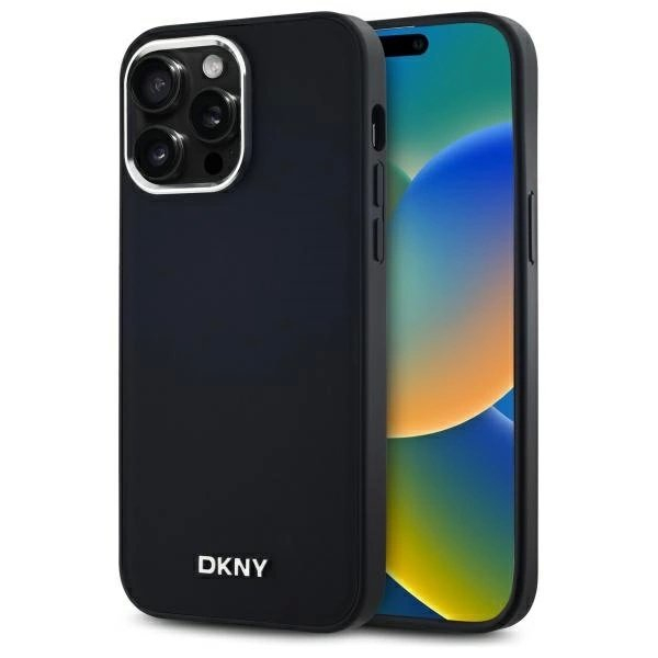 iPhone 14 Pro Max – DKNY Plain Logo MagSafe dėklas - Juodas